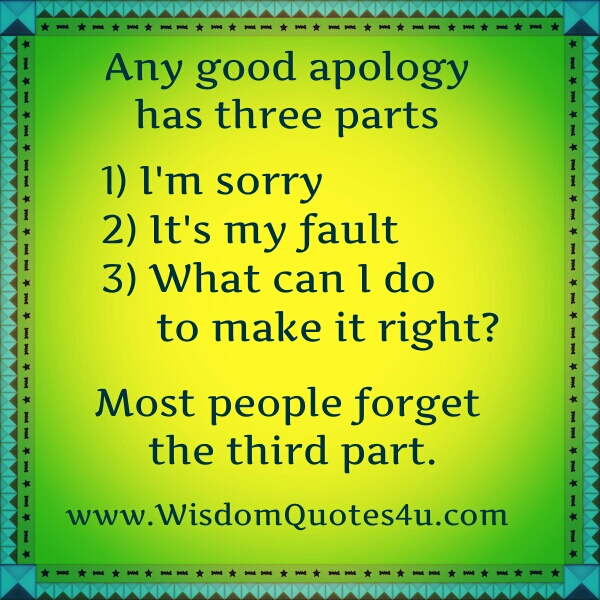 Good Apology Quotes. QuotesGram