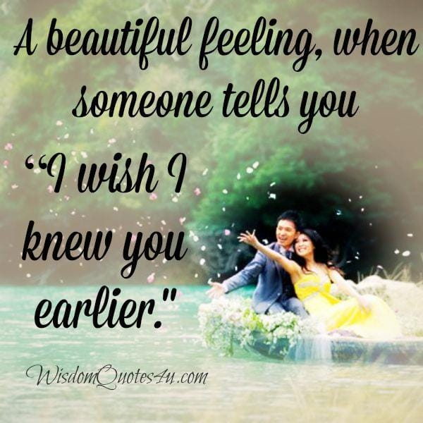 A beautiful Feeling in Life