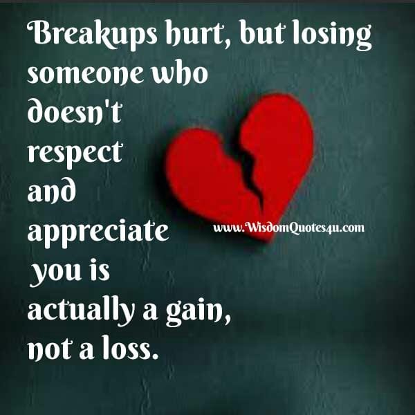 Breakups hurt