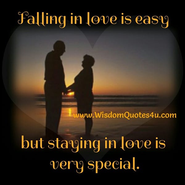 Falling in Love is easy