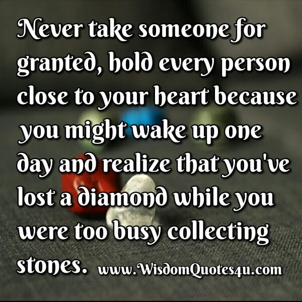 Hold every person close to your Heart