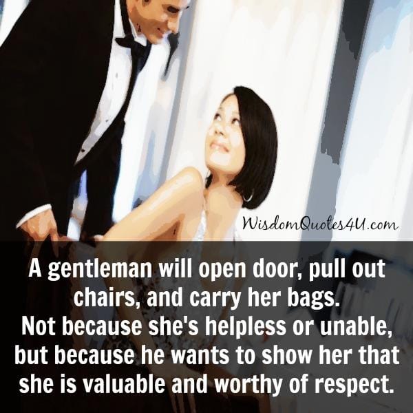 How to know a gentleman?