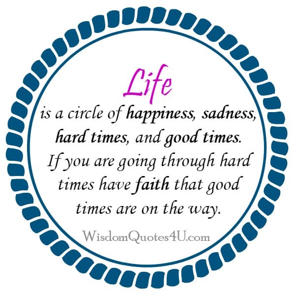 If you are going through hard times