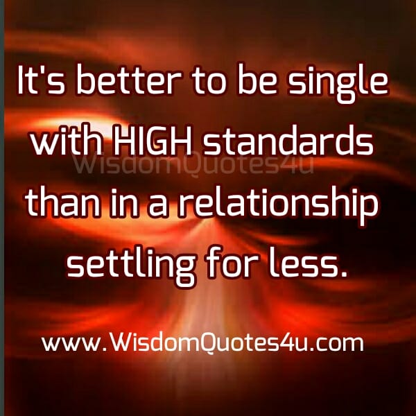 It's better to be single