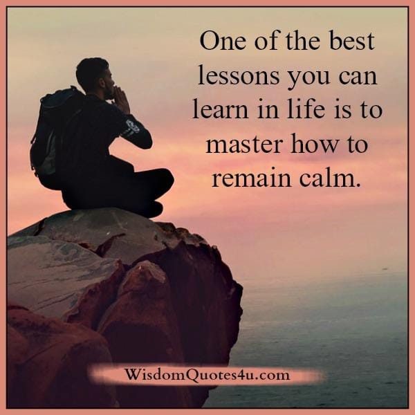 One of the best lessons you can learn in life