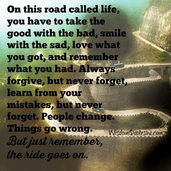 Sometimes things go wrong & people change