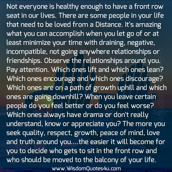 When you leave certain people do you feel better or do you feel worse