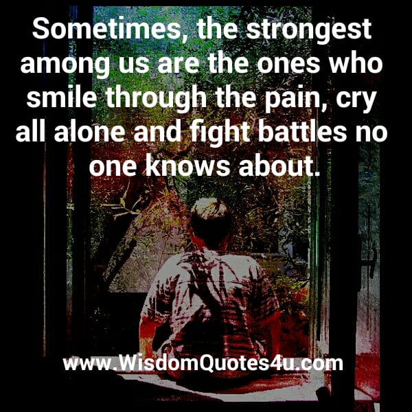 Who are the strongest people amongst us?