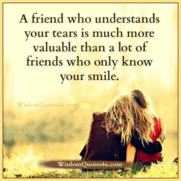 A friend who understands your pain