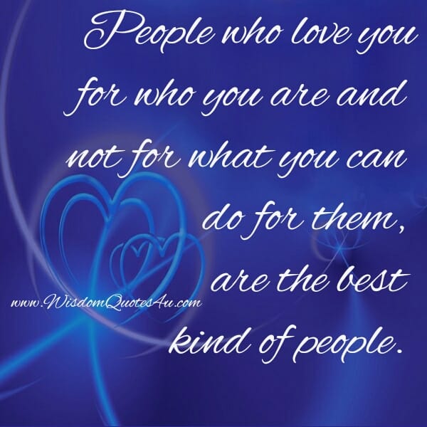 The Best type of people