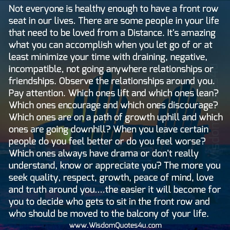 When you leave certain people do you feel better or do you feel worse