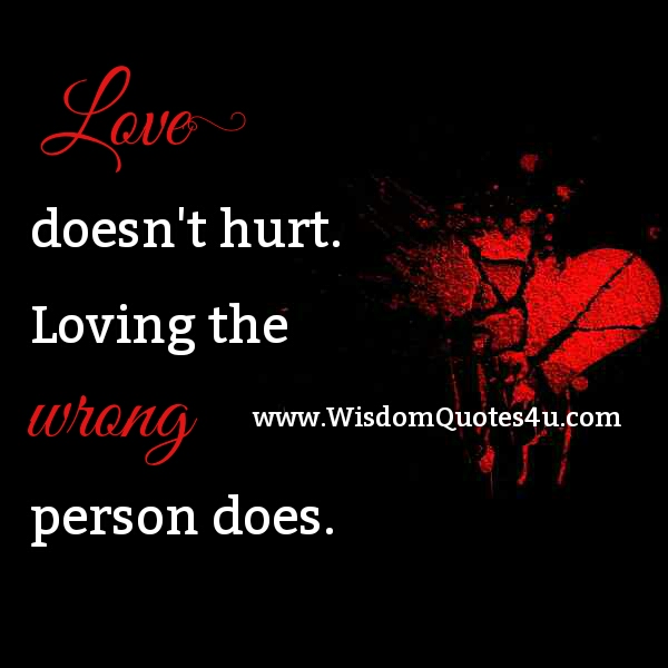Love doesn’t Hurt