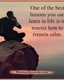 One of the best lessons you can learn in life
