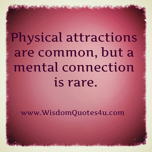 Physical attractions are common