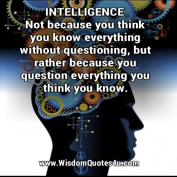 What is Intelligence?