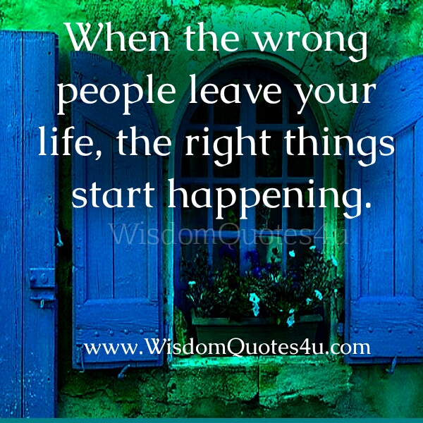 When the right things start happening in your Life?