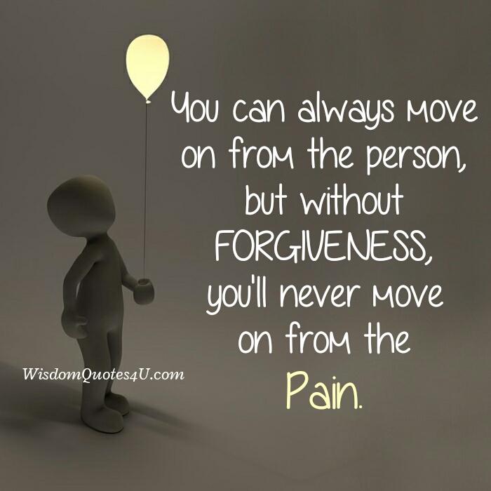 Why you never move on from the pain?