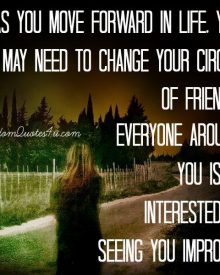 You may need to change your circle of friends